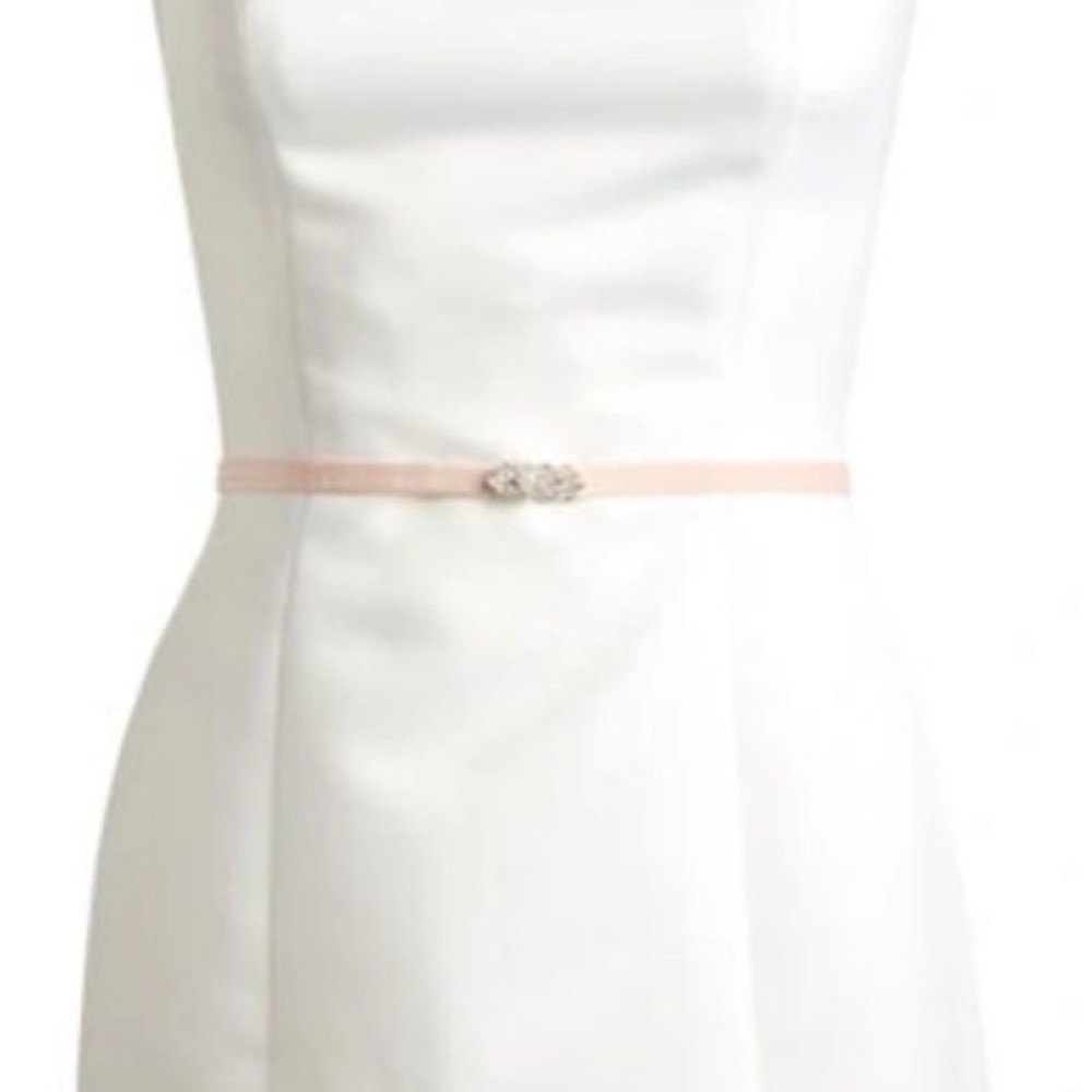 Jenny Yoo WEDDING DRESS BELT Size L Blush Brand New with Tags